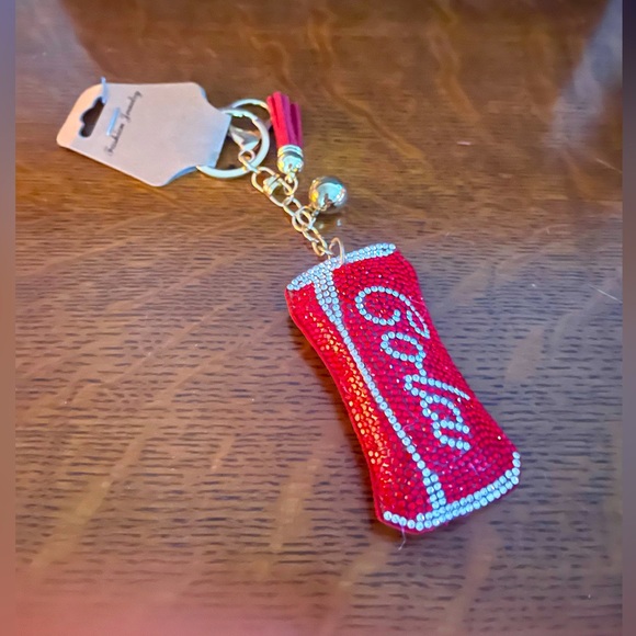 Accessories - Bling Cola Keychain/Purse or Bag Attachment. NWT!